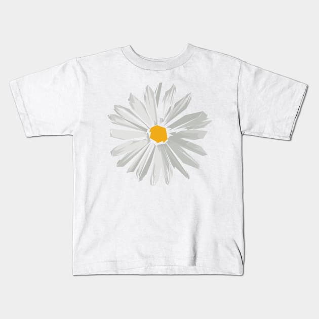 Daisy flower love minimal Kids T-Shirt by carolsalazar